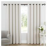 KAMANINA Bronze Curtain Rods for Windows 48 to 84 Inch, Adjustable Single Curtain Rod 32 to 86 Inch(2.6-7.1ft), 3/4 Inch Splicing Drapery Rods with Twisted Cage Finial - Retail: $26