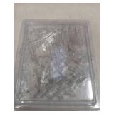 Vibit 28 Pcs Clear Plastic Cabinet Shelf Pegs, 6 mm Self-Locking Shelf Support Pegs Shelf Brackets for 3/4 Inch Thick Shelves, Cabinet Shelf Clips Cabinet Shelf Pins for Wood Shelving - Retail: $7