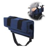 ROYALAY Wheelchair Armrest Pads, Lateral Support Anti-Rollover for Wheelchair with Adjustable Strap, High-Density Foam Arm Support Pillow with Waterproof Cover - Retail: $34