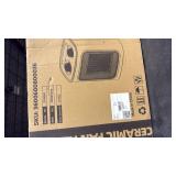 Space Heater, 1500W Electric Heaters Indoor Portable with Thermostat, PTC Fast Heating Ceramic Room Small Heater with Heating and Fan Modes for Bedroom, Office and Indoor Use - Retail: $0 Space Heater, 1500W Electric Heaters Indoor Portable with Thermostat, PTC Fast Heating Ceramic Room Small Heater with Heating and Fan Modes for Bedroom, Office and Indoor Use - Retail: $0