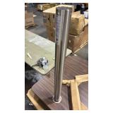 Costway 50000btu Patio Heater (white/silver) Wheels & Tabletop - Retail: $0 Costway 50000btu Patio Heater (white/silver) Wheels & Tabletop - Retail: $0