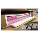 INFANS Kids Vanity, Princess Makeup Desk and Chair Set with Lights Mirror Drawer Storage Shelves, Wooden Dressing Table, Pretend Play Vanity Set for Girls - Retail: $0 INFANS Kids Vanity, Princess Makeup Desk and Chair Set with Lights Mirror Drawer Storage Shelves, Wooden Dressing Table, Pretend Play Vanity Set for Girls - Retail: $0