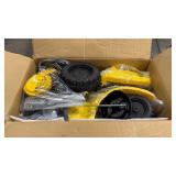 2 x 1 Kids Licensed Caterpillar Ride on Tractor Toy, Detachable Trailer No Power - Retail: $0 2 x 1 Kids Licensed Caterpillar Ride on Tractor Toy, Detachable Trailer No Power - Retail: $0