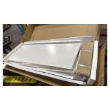 Small TV Stand for TVs up to 44\', White Sideboard Buffet Cabinet w/Storage & Drawers, Modern TV Console Table w/Wavy Pattern Design, Elegant Entertainment Center for Bedroom, Living Room - Retail: $0 Small TV Stand for TVs up to 44\', White Sideboard Buffet Cabinet w/Storage & Drawers, Modern TV Console Table w/Wavy Pattern Design, Elegant Entertainment Center for Bedroom, Living Room - Retail: $0