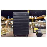 (One of the wheels is very damaged) Amazon Basics hard shell large suitcase - Retail: $35 (One of the wheels is very damaged) Amazon Basics hard shell large suitcase - Retail: $35