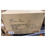 Kira Home Dempsey 16 Modern Farmhouse 5-Light Pendant Light Open Shade Design Black Accents + Smoked Birch Finish - Retail: $147 Kira Home Dempsey 16 Modern Farmhouse 5-Light Pendant Light Open Shade Design Black Accents + Smoked Birch Finish - Retail: $147