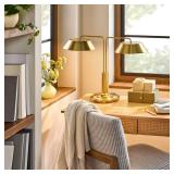 Brass Double-Shaded Table Lamp - Hearth & Hand⢠with Magnolia - Retail: $80 Brass Double-Shaded Table Lamp - Hearth & Hand⢠with Magnolia - Retail: $80