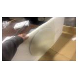 Portable Curved Acrylic Lectern Podium, Lightweight & Stable Presentation Stand, Modern Curved Acrylic Lectern for Classroom, Church, Speech Concert - Retail: $0 Portable Curved Acrylic Lectern Podium, Lightweight & Stable Presentation Stand, Modern Curved Acrylic Lectern for Classroom, Church, Speech Concert - Retail: $0