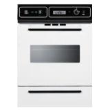 24 in. Single Gas Wall Oven in White - Retail: $869