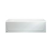 Aloha 60 in. X 30 in. Alcove Soaking Bathtub with Left Drain in White - Retail: $219