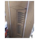 23.5 in Dual Zone Cellar Cooling Unit Wine Refrigerator in Silver 165Plus Bottles Wine Cooler with 2 Door Handles - Retail: $859