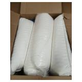 Beckham Hotel Collection Queen Size White Pillow Protector with Zipper Set of 2, Soft and Breathable Cotton Pillow Protector Covers - Retail: $20