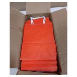 Bakepacker 100 Pcs Red Mini Paper Gift Bags with Handles 6"x4.5"x2.5" Party Favor Bags Multiple Uses (Mini size) - Retail: $25