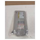 Driver Left Side Sun Visor Compatible with Toyota RAV4 2006 2007 2008 2009 2010 2011 2012 2013 with Light Replace 74320-42501-B2 Gray - Retail: $19