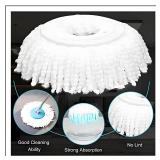 YOQXHY 6 Pack Spin Mop Replacement Heads, (6.3 Inch,Round) Microfiber Mop Refills Compatible with Hurricane, Mopnado, Libman, Simpli Magic and Other 360 Spin Mop Systems, (6 Colors) - Retail: $19