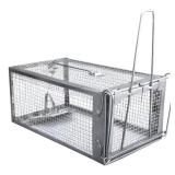 Gingbau Rat Chipmunk Trap Humane Live Mouse Vole Cage Trap - Retail: $17