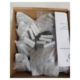 YCCO Industrial L Pipe Shelf Brackets for 7-14 in Depth Wood,Heavy-Duty 3/4" Iron,Wall Mount Floating Shelf Bracket L Metal Pipe Shelving Brackets for Wood-Black DIY Pipe Shelves(6.7*3.1 Inch 4 Pack) 