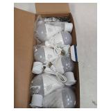 BoRccdit CordlessGlow 15W A19 Rechargeable Light Bulbs with Remote, 3 Color Temperatures + Dimmable Battery Operated Light Bulb, up to 24 Hours,6pk - Retail: $43