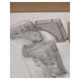 Kinkota 3-Tier Corner Organizer with Hooks, Gray PET Counter Storage | Multi-Purpose for Bathroom Skincare & Kitchen Organization (Missing Poles) - Retail: $33