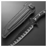 Gtkii GTK41 Fixed Blade Knife AUS-10 Steel Blade Full Tang Nylon Fiberglass Handle Cool Style Fix Knifes for Outdoor Camping Hunting Collection - Retail: $40