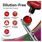 JODSONE 6 Colors Classic Airbrush Gel Nail Polish Set No Dilution Highly Saturated Colors for Ombre Blush and French Manicure Designs Women