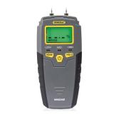 General Tools MMD4E Digital Moisture Meter, Water Leak Detector, Moisture Tester, Pin Type, Backlit LCD Display With Audible and Visual High-Medium-Low Moisture Content Alerts, Grays - Retail: $39