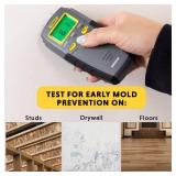 General Tools MMD4E Digital Moisture Meter, Water Leak Detector, Moisture Tester, Pin Type, Backlit LCD Display With Audible and Visual High-Medium-Low Moisture Content Alerts, Grays - Retail: $39