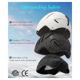 RIOROO Ski Helmet for Women Men, Safety Certified Snowboard Helmet with Shockproof ABS Hard Shell for Adults & Youth - Retail: $32
