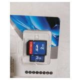INDMEM 2 Pack SD Card 2GB Class 4 Flash Memory Card 2G SLC Stanard Secure Digital Cards (2PC) - Retail: $16