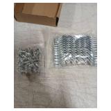 ForoGore 12 Pack Heavy Duty Sawtooth Picture Hangers, Large Sawtooth Hangers with Screws, Picture Hang Solutions Picture Hanger for Frame Paintings Artwork Support 400lbs - Retail: $14