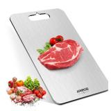 APMRQIB Titanium Cutting Boards for Kitchen, 100% Pure Titanium Cutting Boards Double Sided Non Toxic Cutting Board, Hygiene Durable Dishwasher Safe 13 x 8(M) - Retail: $40