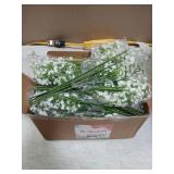 DomeStar Artificial Babys Breath Flowers 42 PCS White Fake Gypsophila for Wedding Centerpieces, Home Decoration, DIY Crafts, Bridal Shower, Party Decor & Gifts - Retail: $22