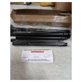 CorkLatta Black Shower Curtain Rod 31 to 80 Inch,1 Inch Diameter Adjustable Spring Tension Stainless Steel Telescoping Rod,Easy Install,No Rust - Retail: $19