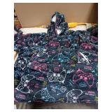 Huglanket Gamer Gifts for Teen Boys & Girls, Wearable Blanket Hoodies, Oversized Flannel Hooded Blankets, Gifts Ideal for Birthday, Christmas, One Size Fits All - Retail: $40