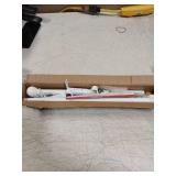 White Curtain Rods for Windows 28 to 48 Inch, 5/8" Diameter Heavy Duty Metal Splicing Adjustable Small Curtain Rod With Bracket(2.3-4 Feet) - Retail: $10