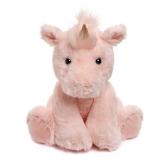 Laila and Lainey Pink Unicorn Stuffed Animal 10" Fluffy Plush Unicorn with Gold Sparkly Horn for Girls - Retail: $23