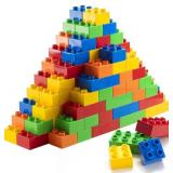 PREXTEX 150-Piece Building Blocks Set for Kids - 5-Color Building Bricks for Toddler Development, Creativity, and Motor Skills - Toys for Boys and Girls - Compatible with Major Brands - Retail: $35