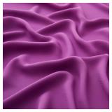 MaiMaiSuan 60" Wide Purple Chiffon Fabric by The Yard Soft Sheer Fabric for Wedding Arch Draping Fabric,Bridal Wedding Dress Sewing DIY,1 Yard - Retail: $5