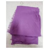 MaiMaiSuan 60" Wide Purple Chiffon Fabric by The Yard Soft Sheer Fabric for Wedding Arch Draping Fabric,Bridal Wedding Dress Sewing DIY,1 Yard - Retail: $5
