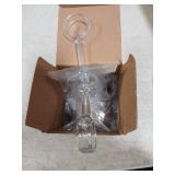 MUAKIOY No Drill Ceiling Mount Rod Brackets, 6-Pack Heavy Duty Self Adhesive Holders, Adjustable Hooks Hanging 1.2