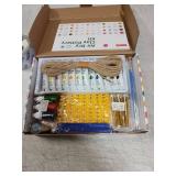 Fiestajaja Air Dry Clay Kit for Adults, Pottery Kit for Beginners, 48 PCS Clay Kit with Acrylic Paints, Stamps, Sculpting Tools & Step-by-Step Guide - Crafts for Birthdays Xmas Gift & Decor - Retail: 