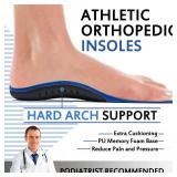 Plantar Fasciitis Insoles, High Arch Support Shoe Inserts Men Women, Orthotics Gel Running Insoles for Flat Feet - Arch Pain - Pronation - Metatarsalgia Pain Relief Heavy Duty Support(Trim to Fit) - R