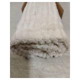 MIULEE Decorative Throw Pillow Covers for Couch Bed Livingroom 18x18 Inch Set of 2 Beige Boho Accent Throw Pllows Broadside Striped Patchwork Soft Corduroy Pillowcases - Retail: $17