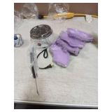 Party Desserts Electric Smores Maker Tabletop Indoor Kit, Indoor Marshmallow Roaster, Smores Station with 4 Compartment Trays & Forks, Great Gift for Adults and Kids in Holidays and Parties (Lavander)