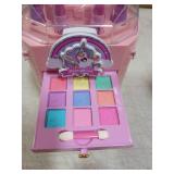 PERRYHOME Kids Makeup Set for Girls, 63 Pcs Washable Non-Toxic Real Cosmetic Toddler Makeup Kit, Unicorn Princess Play Makeup Toys Birthday Gifts, Dress up Time Girl Toys for 3 4 5 6 7 8 9 10 11 12 - 