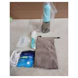 Water Dental Flosser Teeth Cleaner Pick, H2ofloss Cordless Portable Oral Irrigator,5 Mode IPX7 Waterproof Teeth Picks 300ML Rechargeable WaterFlosser for Teeth Cleaning Sky Blue - Retail: $30