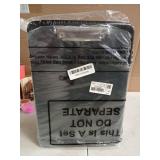 6 Pieces Clipboard with Storage, 9.5 x 13.5 Heavy Duty Plastic Storage Clipboard, Nursing Foldable Clip Board with Compartment and Metal Clip for Nurse Teacher Student Classroom Office (Black) - Retai