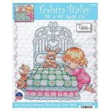 Tobin Bedtime Prayer Girl Quilt Stamped Cross Stitch Kit, 36 by 43-Inch,White - Retail: $37