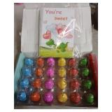 OceanWings Valentines Day Cards for Kids School - 24 Pack Hatching Dinosaur Eggs with Cards Dinosaur Birthday Party Favors Valentines Day Gifts for Boys Girls Classroom - Retail: $9
