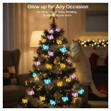 KEPABIGLE 30 LED Cat String Lights 10ft Battery Powered Kitty Fairy Lights for Bedroom, Party, Christmas Decor - Retail: $15
